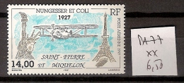 Saint Pierre Et Miquelon PA 77 ** Côte 6.50 € - Nuovi