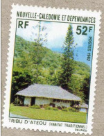 Nelle CALEDONIE : Habitat Traditionnel, Tribu D'Atéou - Architecture - Tradition - Artisanat - Coutume - Patrimoine - - Unused Stamps