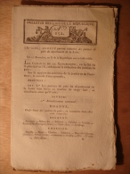 BULLETIN DES LOIS De FRIMAIRE AN X (NOVEMBRE 1801) - JUSTICES DE PAIX DES DEPARTEMENTS LOIRE BAS RHIN HAUTES PYRENEES - Décrets & Lois