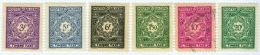 ALGERIA, COLONIA FRANCESE, FRENCH COLONY, 1947, SEGNATASSE, NUOVI (MLH*) E USATI, Scott J38,J40-J43, J46 - Ungebraucht