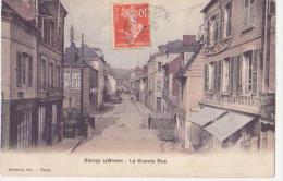 Carte Postale Ancienne "Blangy Sur Bresle" (76)  La Grande Rue  Carte Couleur - Blangy-sur-Bresle