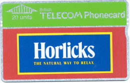 UNITED KINGDOM: BTA-013 "Horlicks" Unused - BT Werbezwecke