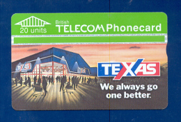 UNITED KINGDOM: BTA-015 "Texas Homecare" Unused - BT Advertising Issues