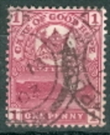 Cape Of Good Hope 1 Penny Gest. Tafelberg - Cap De Bonne Espérance (1853-1904)