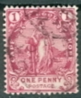 Cape Of Good Hope 1 Penny Gest. Frau - Cap De Bonne Espérance (1853-1904)