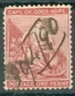 Cape Of Good Hope 1890 Handentwertung Frau - Cape Of Good Hope (1853-1904)