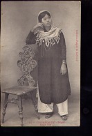 COCHINCHINE    JEUNE  FILLE        CIRCULEE  EN  1908 - Viêt-Nam