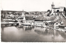 Svizzera 1962 Cartolina Di  SCHAFFHAUSEN - Rheimpartie Mit Munot. - Hausen Am Albis 