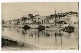 Ref 191 - SAINT-VALERY-sur-SOMME - Le Port Et Le Quai PERRET - Saint Valery Sur Somme
