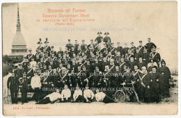 CARTOLINA CARABINIERI REALI TORINO ESPOSIZIONE ANNO 1902 - Police - Gendarmerie
