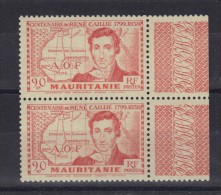 MAURITANIE N° 95 A ** En Paire B De F Variété Grande Légende Rare - Unused Stamps