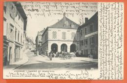 FEL083, Aubonne , Marché Et Grand Rue, Animée, Hôtel De La Balance, Char, Circulée 1910 - Aubonne