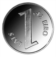Latvia 1 Lats "Parity Coins» UNC Last Latvian Lats Coin 2013 NEW  Pre Euro - Latvia