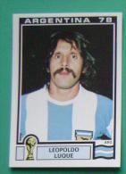 LEOPOLDO LUQUE ARGENTINA 1978 #106 PANINI FIFA WORLD CUP STORY STICKER SOCCER FUSSBALL FOOTBALL - Edición  Inglesa