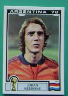 JOHAN NEESKENS NETHERLANDS ARGENTINA 1978 #123 PANINI FIFA WORLD CUP STORY STICKER SOCCER FUSSBALL FOOTBALL - Engelse Uitgave