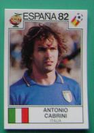 ANTONIO CABRINI ITALY SPAIN 1982 #129 PANINI FIFA WORLD CUP STORY STICKER SOCCER FUSSBALL FOOTBALL - Edición  Inglesa