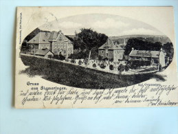 Carte Postale Ancienne  : Gruss Aus SIGMARINGEN , Gymnasium , Stamp - Sigmaringen