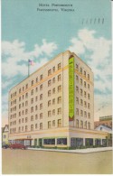 Portsmouth VA Virginia, Hotel Portsmouth Lodging, C1940s Vintage Linen Postcard - Portsmouth