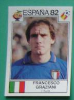 FRANCESCO GRAZIANI ITALY SPAIN 1982 #142 PANINI FIFA WORLD CUP STORY STICKER SOCCER FUSSBALL FOOTBALL - Edición  Inglesa