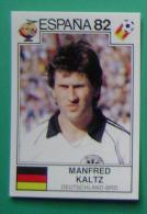 MANFRED KALTZ GERMANY SPAIN 1982 #145 PANINI FIFA WORLD CUP STORY STICKER SOCCER FUSSBALL FOOTBALL - Edizione Inglese