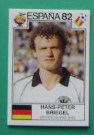 HANS PETER BRIEGEL GERMANY SPAIN 1982 #146 PANINI FIFA WORLD CUP STORY STICKER SOCCER FUSSBALL FOOTBALL - Edición  Inglesa