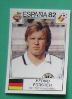 BERND FORSTER GERMANY SPAIN 1982 #148 PANINI FIFA WORLD CUP STORY STICKER SOCCER FUSSBALL FOOTBALL - Edición  Inglesa