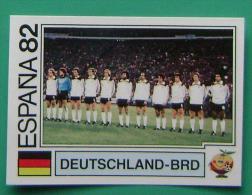 TEAM WEST GERMANY SPAIN 1982 #152 PANINI FIFA WORLD CUP STORY STICKER SOCCER FUSSBALL FOOTBALL - Edizione Inglese