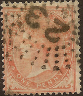 NSW 1862 1d QV Wmk Inverted SG 186 U ZC522 - Gebraucht