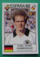 KARL HEINZ RUMMENIGGE GERMANY SPAIN 1982 #159 PANINI FIFA WORLD CUP STORY STICKER SOCCER FUSSBALL FOOTBALL - Edizione Inglese