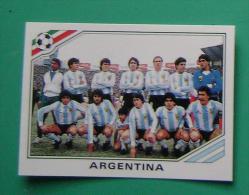 TEAM ARGENTINA MEXICO 1986 #169 PANINI FIFA WORLD CUP STORY STICKER SOCCER FUSSBALL FOOTBALL - Edición  Inglesa