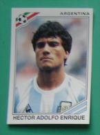 HECTOR ADOLFO ENRIQUE ARGENTINA MEXICO 1986 #174 PANINI FIFA WORLD CUP STORY STICKER SOCCER FUSSBALL FOOTBALL - Edición  Inglesa