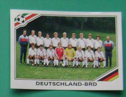 TEAM WEST GERMANY MEXICO 1986 #186 PANINI FIFA WORLD CUP STORY STICKER SOCCER FUSSBALL FOOTBALL - Englische Ausgabe