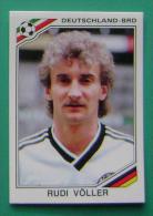 RUDI VOLLER GERMANY MEXICO 1986 #191 PANINI FIFA WORLD CUP STORY STICKER SOCCER FUSSBALL FOOTBALL - Edición  Inglesa