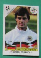 THOMAS BERTHOLD GERMANY ITALY 1990 #196 PANINI FIFA WORLD CUP STORY STICKER SOCCER FUSSBALL FOOTBALL - Engelse Uitgave