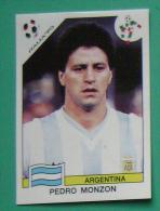 PEDRO MONZON ARGENTINA ITALY 1990 #216 PANINI FIFA WORLD CUP STORY STICKER SOCCER FUSSBALL FOOTBALL - Edición  Inglesa