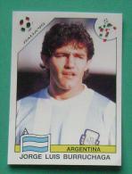 JORGE LUIS BURRUCHAGA ARGENTINA ITALY 1990 #223 PANINI FIFA WORLD CUP STORY STICKER SOCCER FUSSBALL FOOTBALL - English Edition