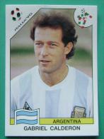 GABRIEL CALDERON ARGENTINA ITALY 1990 #228 PANINI FIFA WORLD CUP STORY STICKER SOCCER FUSSBALL FOOTBALL - Edición  Inglesa