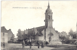 PLONEVEZ-DU-FAOU   LE CHAMP DE FOIRE     BELLE CARTE ANIMEE - Plonevez-du-Faou