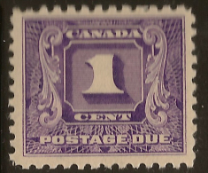 CANADA 1930 1c Postage Due SG D9 UNHM ZM511 - Port Dû (Taxe)