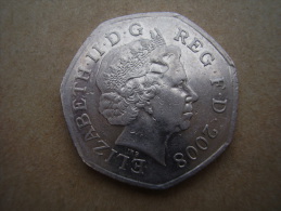 Great Britain 2008  50 PENCE COMPOSITE DESIGN  Used In  GOOD CONDITION. - 50 Pence