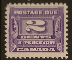 CANADA 1933 2c Postage Due SG D15 HM ZM521 - Strafport