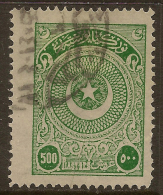 TURKEY 1923 500 Pi SG 993 U ZL124 - Used Stamps
