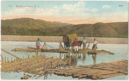 Philippines - Bamboo Ferry.Ttransport. Ethnic. Ethnique. - Filippine