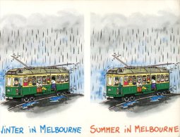 (861) Australia - VIC - Melbourne Tramway Weather - Melbourne