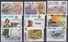 Cabo Verde - Cap Vert ( Portugal ) : Lot De 9 Timbres - Cap Vert