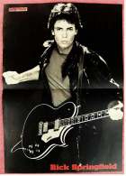 Kleines Musik-Poster  -  Rick Springfield  -  Rückseite : Bryan Ferry ( Roxy Music )  -  Von Pop Rocky Ca. 1982 - Afiches & Pósters