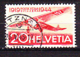 PGL BY472 - SUISSE SWITZERLAND AERIENNE Yv N°37 - Used Stamps