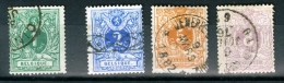 N° 26-29 OBL / 1869-83 - 1869-1888 Leone Coricato