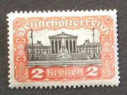 Austria 1919-21 Pairlament - Neufs