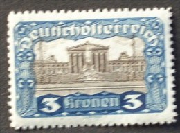 Austria 1919-21 Pairlament - Neufs
